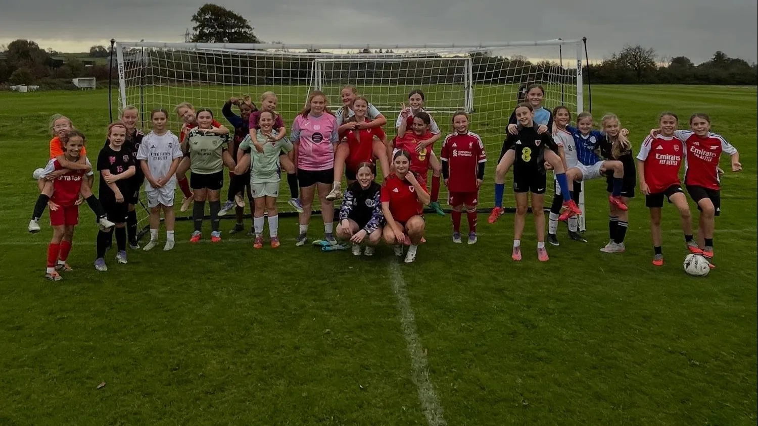 Girls development group team photo